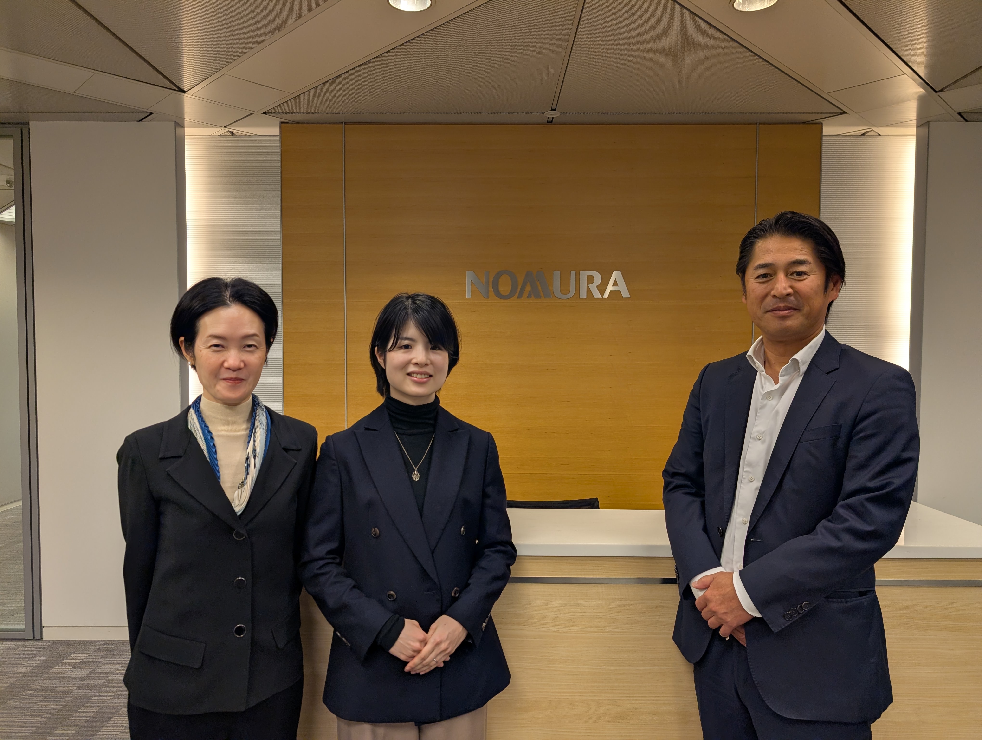 野村グループの皆さまからご支援をいただきました！